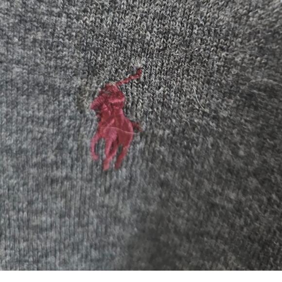 POLO Ralph Lauren Pullover Sweater Mens Large Long Sleeve Merino Wool Old Money - Picture 3 of 7